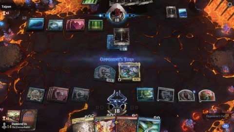 Watch MTG Arena Video Replay - Grixis Midrange by DamienF16 VS Temur Midrange by Tajpan - Chromatic Cube Draft