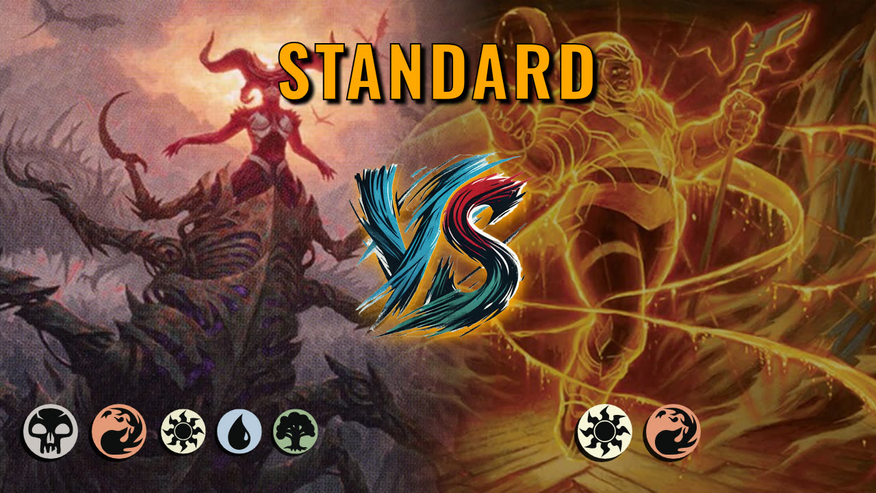 Watch MTG Arena Standard Video - Rakdos Midrange by Numbskull VS Boros Aggro by GenesinisteR - 8c092a