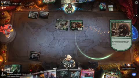 Watch MTG Arena Video Replay - Celes, Rune Knight by saitama VS Wylie Duke, Atiin Hero by DeepHours - Historic Brawl