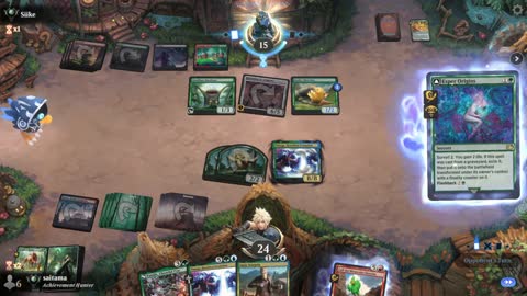 Watch MTG Arena Video Replay - Temur Midrange by saitama VS Jund Midrange by Siike - Premier Draft