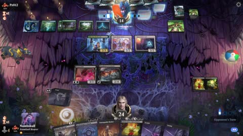 Watch MTG Arena Video Replay - Mono Black Midrange by Numbskull VS Simic Midrange by Pz012 - Traditional Standard Ranked