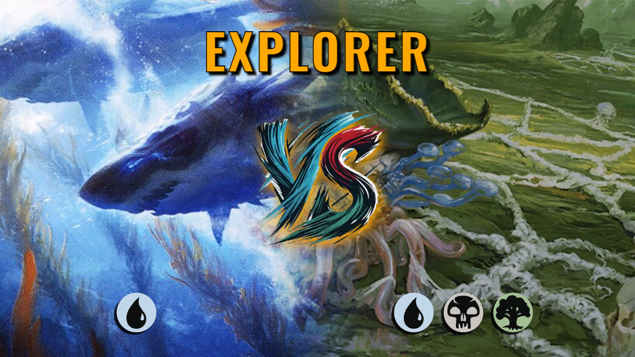Watch MTG Arena Pioneer Video - Mono Blue Midrange by HamHocksMTG VS Sultai Midrange by JafferMTG - 6d03d5