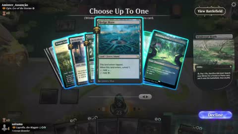 Watch MTG Arena Video Replay - Lagrella, the Magpie by saitama VS Ugin, Eye of the Storms by Aminter_Assunção - Historic Brawl