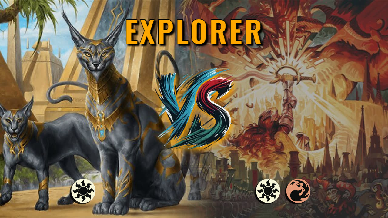 Watch MTG Arena Explorer Video - Mono White Aggro by Khat VS Boros Aggro by BibaButzemann - 9361c7