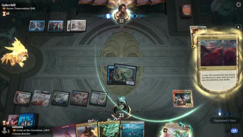 Watch MTG Arena Video Replay - Ureni of the Unwritten by saitama VS Narset Transcendent by Gabechill - Historic Brawl