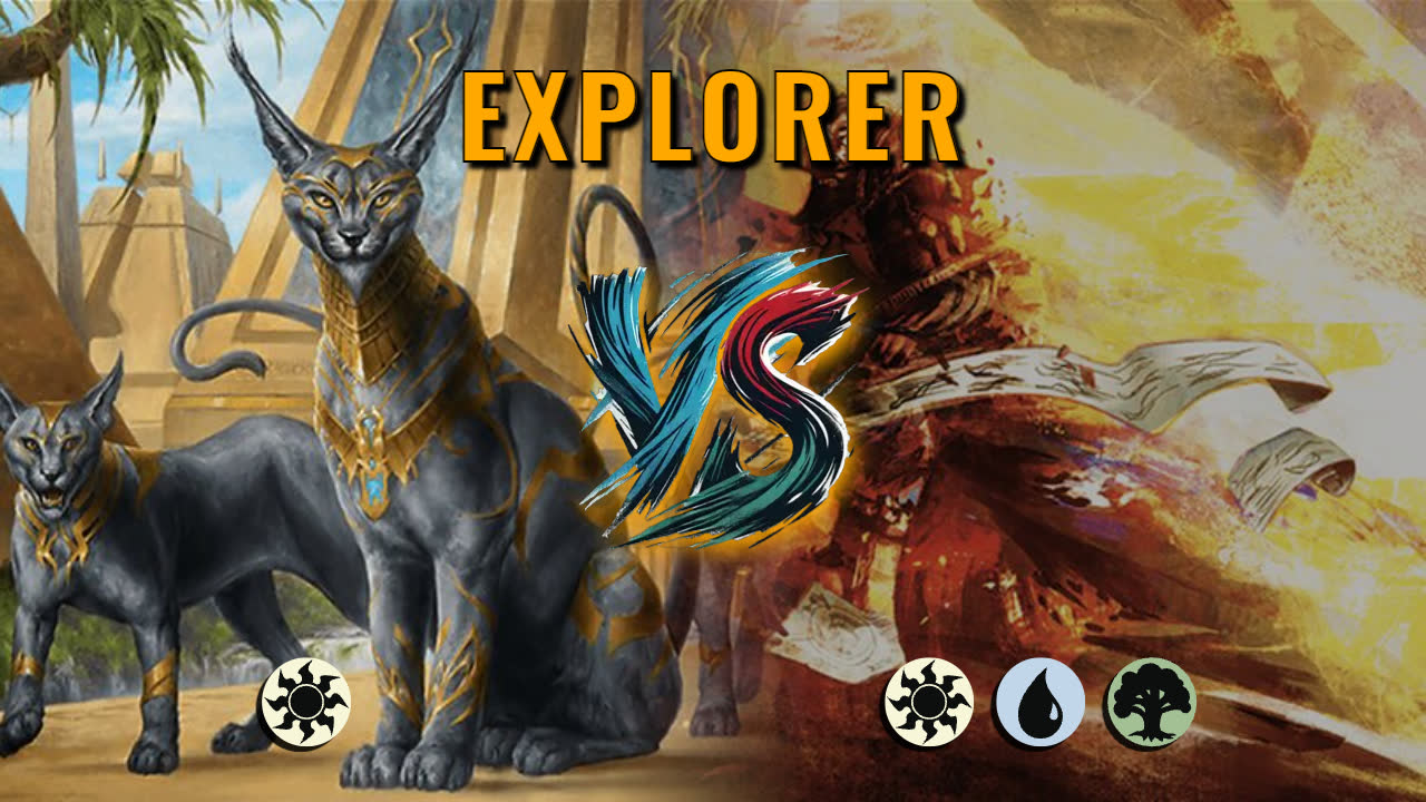 Watch MTG Arena Explorer Video - Mono White Aggro by Khat VS Bant Midrange by cornholio - e9f34a