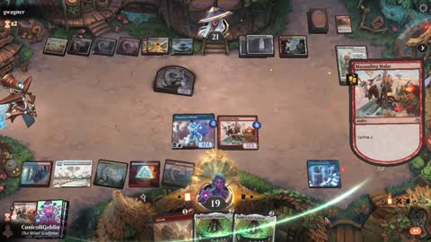 Watch MTG Arena Video Replay - Izzet Midrange by CunicoliGoblin VS Boros Midrange by gwagner - Standard Event