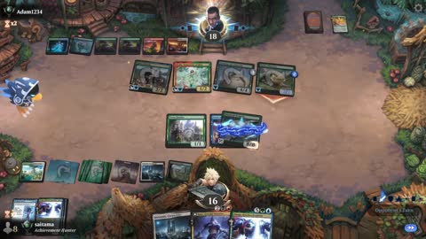 Watch MTG Arena Video Replay - UBRG Midrange by saitama VS Temur Midrange by Adam1234 - Premier Draft
