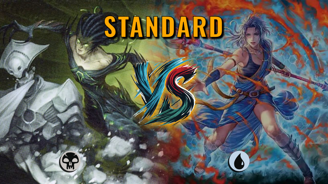 Watch MTG Arena Standard Video - Mono Black Aggro by CunicoliGoblin VS Mono Blue Aggro by g0m1tt1 - 136749
