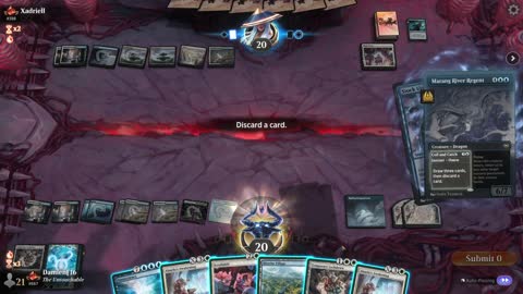 Watch MTG Arena Video Replay - Azorius Midrange by DamienF16 VS Azorius Control by Xadriell - Traditional Standard Ranked