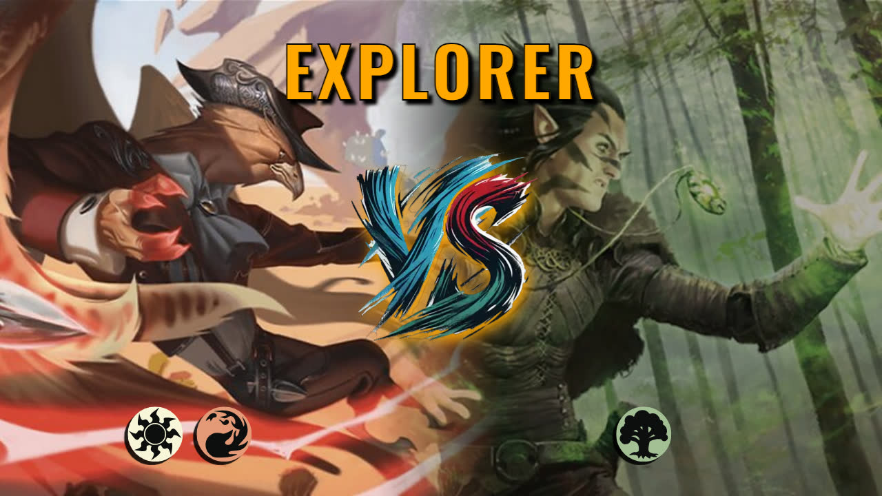 Watch MTG Arena Pioneer Video - Boros Aggro by Khat VS Mono Green Midrange by Delintor - 82745d