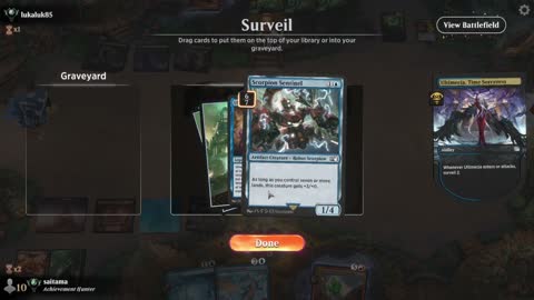 Watch MTG Arena Video Replay - Grixis Aggro by saitama VS Rakdos Midrange by lukaluk85 - Premier Draft