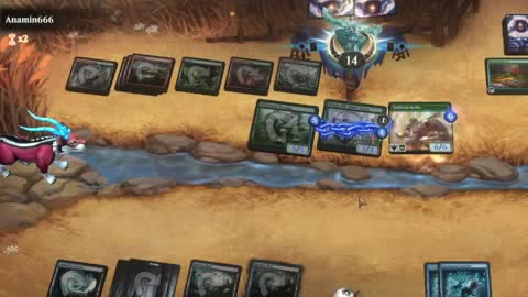 Watch MTG Arena Video Replay - Dimir Control by HamHocks42 VS Gruul Aggro by Anamin666 - Standard Play