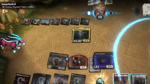 Watch MTG Arena Video Replay - Alesha, Who Laughs at Fate by saitama VS Atraxa, Praetors' Voice by lampshaded - Historic Brawl