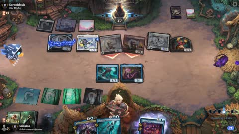Watch MTG Arena Video Replay - Sultai Midrange by saitama VS Boros Aggro by Sarcoidosis - Premier Draft