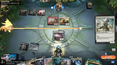 Watch MTG Arena Video Replay - Lagrella, the Magpie by saitama VS Jetmir, Nexus of Revels by Athena Pink - Historic Brawl