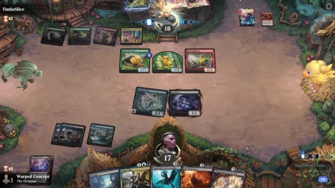 Watch MTG Arena Video Replay - Mono Red Aggro by Warped Concept VS Gruul Aggro by TimboSlice - Jump In