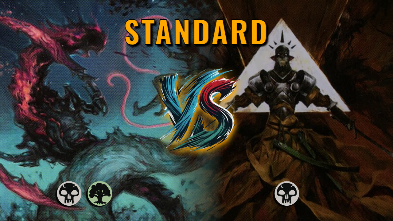 Watch MTG Arena Standard Video - Golgari Midrange by saitama VS Mono Black Control by Piffo - c11aa7