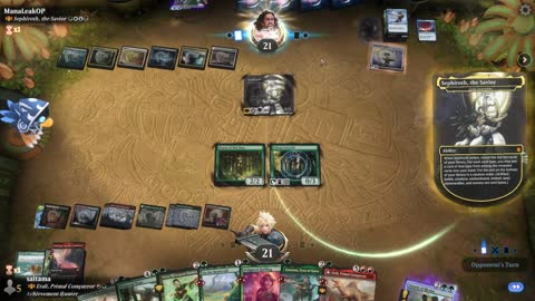 Watch MTG Arena Video Replay - Etali, Primal Conqueror by saitama VS Atraxa, Grand Unifier by ManaLeakOP - Historic Brawl