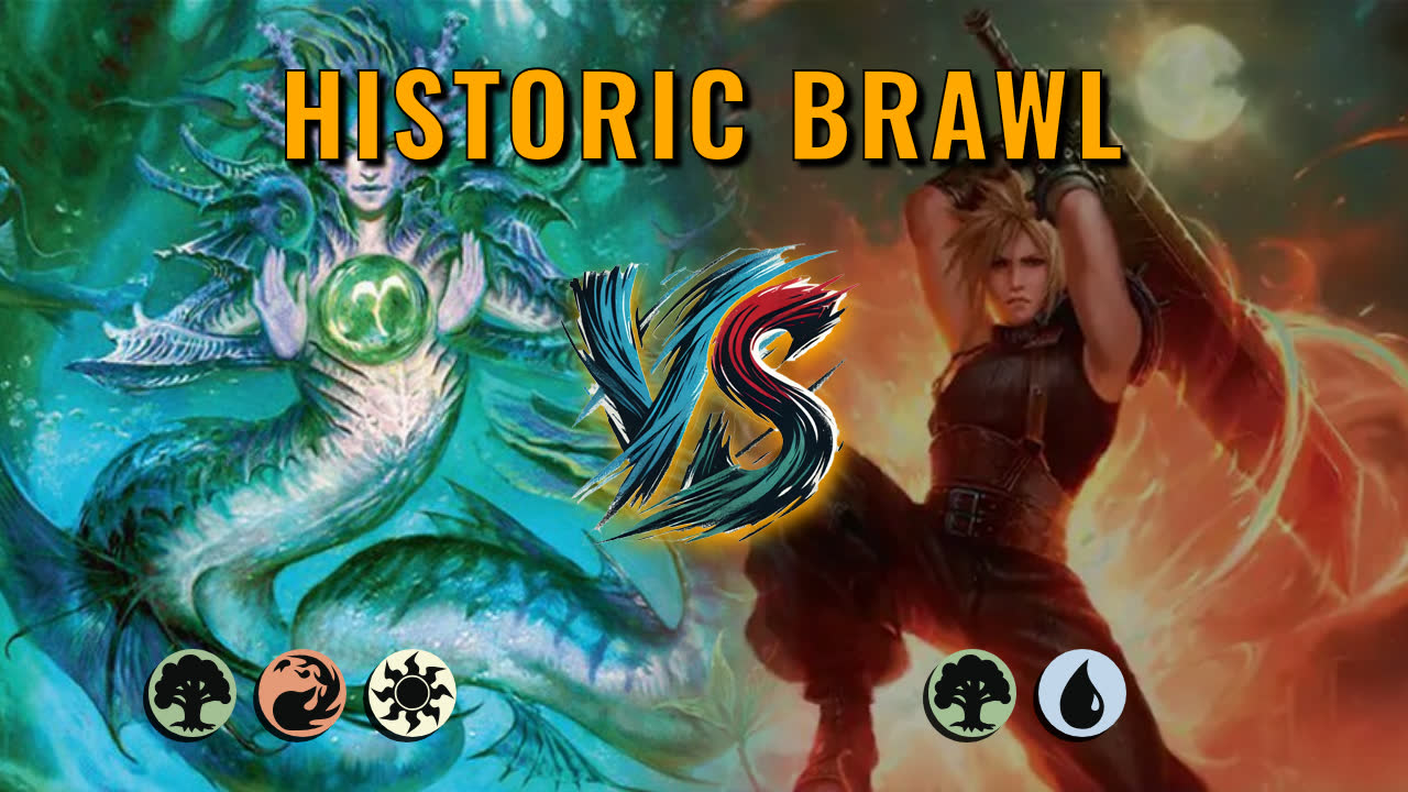 Watch MTG Arena Historic Brawl Video - Cloud, Ex SOLDIER by saitama VS Tatyova, Benthic Druid by Jurisprude - 56ef80