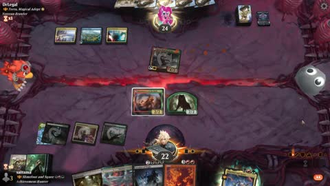 Watch MTG Arena Video Replay - Slimefoot and Squee by saitama VS Terra, Magical Adept by DrLegal - Historic Brawl