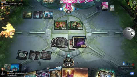 Watch MTG Arena Video Replay - Raffine, Scheming Seer by saitama VS Atraxa, Grand Unifier by spaph - Historic Brawl