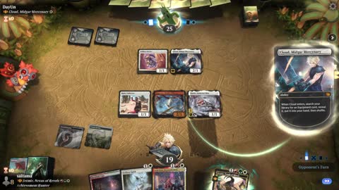 Watch MTG Arena Video Replay - Jetmir, Nexus of Revels by saitama VS Cloud, Midgar Mercenary by DayUn - Historic Brawl