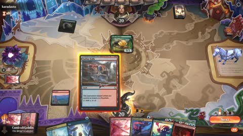 Watch MTG Arena Video Replay - Izzet Midrange by CunicoliGoblin VS Mono Green Aggro by karadasto - Alchemy Play