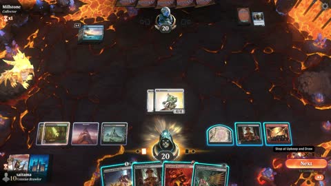 Watch MTG Arena Video Replay - Rakdos Aggro by saitama VS Mono Blue Midrange by Millstone - MWM Historic Pauper