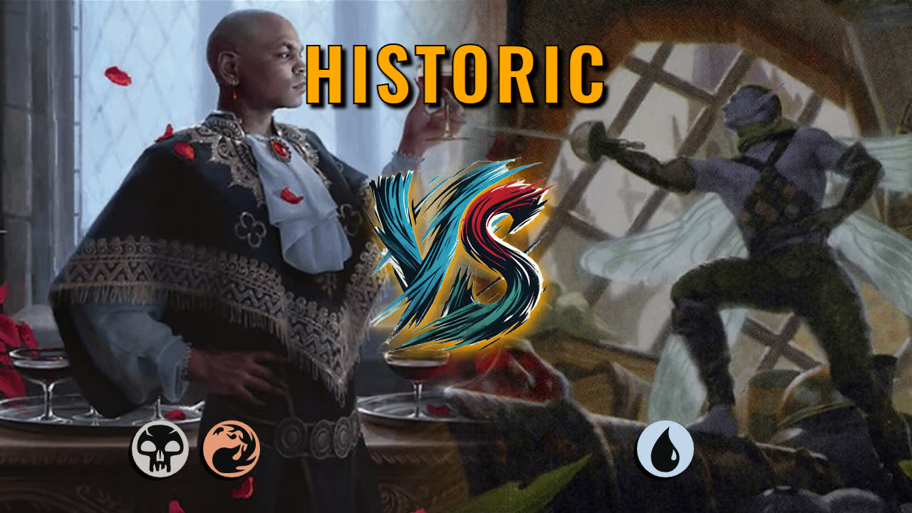 Watch MTG Arena Historic Video - Rakdos Aggro by saitama VS Mono Blue Midrange by Millstone - 19548c