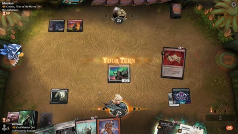 Watch MTG Arena Video Replay - Tymna the Weaver by saitama VS Crucias, Titan of the Waves by Ishurian - Historic Brawl