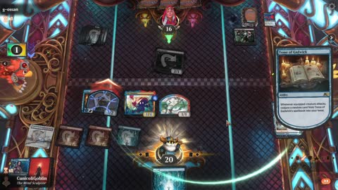 Watch MTG Arena Video Replay - Izzet Midrange by CunicoliGoblin VS Mono Black Aggro by g-ossan - Alchemy Play