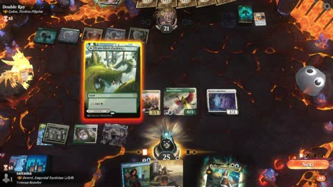 Watch MTG Arena Video Replay - Derevi, Empyrial Tactician by saitama VS Golos, Tireless Pilgrim by Double Ray - Historic Brawl