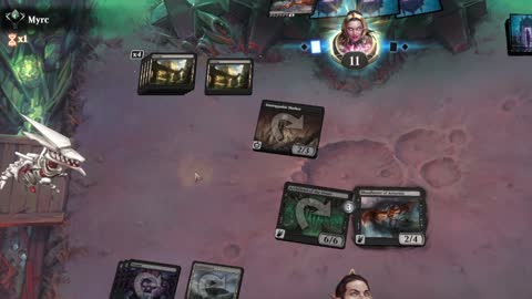 Watch MTG Arena Video Replay - Mono Black Midrange by Numbskull VS Mono Black Midrange by Myrc - Standard Ranked