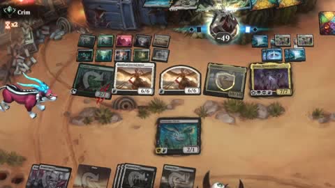 Watch MTG Arena Video Replay - Orzhov Aggro by HamHocks42 VS WUBG Midrange by Crim - Standard Ranked