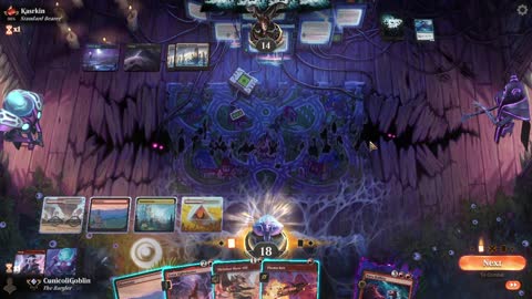 Watch MTG Arena Video Replay - Boros Aggro by CunicoliGoblin VS Dimir Midrange by Kasrkin - Standard Event