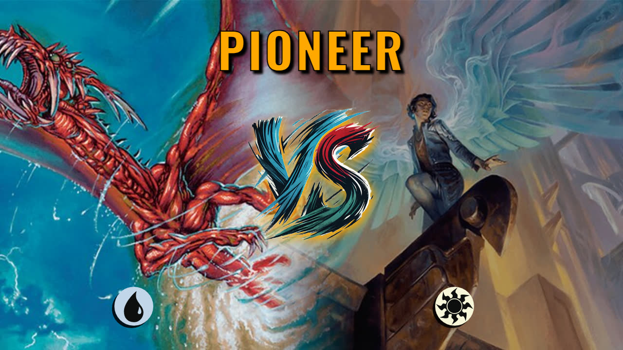 Watch MTG Arena Pioneer Video - Mono Blue Midrange by Nicole VS Mono White Aggro by pliskin - 460c02