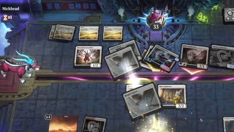 Watch MTG Arena Video Replay - Boros Midrange by HamHocks42 VS Mono White Aggro by Nickbrad - Standard Play
