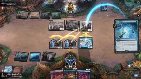 Watch MTG Arena Video Replay - Dimir Midrange by DamienF16 VS Selesnya Aggro by YoungMoney - Premier Draft