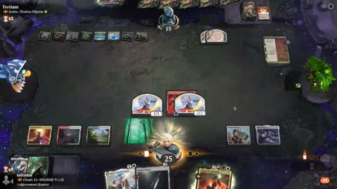 Watch MTG Arena Video Replay - Cloud, Ex-SOLDIER by saitama VS Golos, Tireless Pilgrim by Tertiant - Historic Brawl