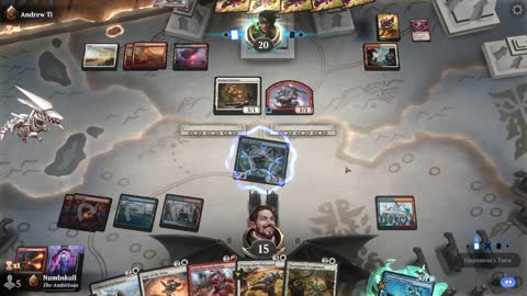 Watch MTG Arena Video Replay - Jeskai Midrange by Numbskull VS Mardu Midrange by Andrew Ti - Premier Draft Ranked