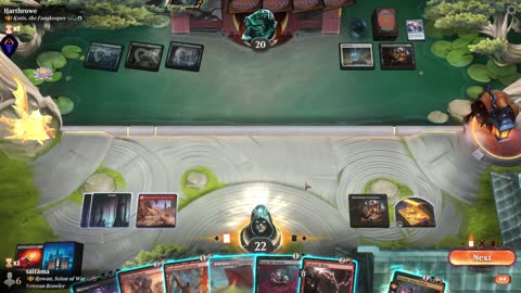 Watch MTG Arena Video Replay - Rowan, Scion of War by saitama VS Kotis, the Fangkeeper by Harthrowe - Historic Brawl