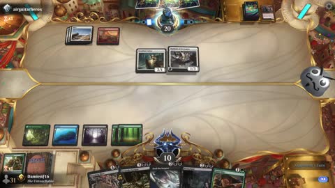 Watch MTG Arena Video Replay - Sultai Midrange by DamienF16 VS Boros Aggro by airguitarherox - Premier Draft
