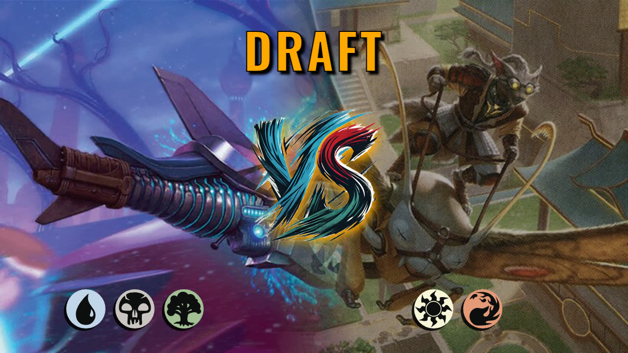 Watch MTG Arena Draft Video - Sultai Midrange by DamienF16 VS Boros Aggro by airguitarherox - 6456eb