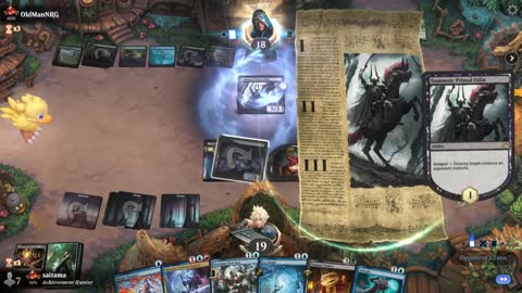 Watch MTG Arena Video Replay - Grixis Midrange by saitama VS Golgari Midrange by OldManNRG - Premier Draft