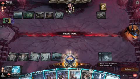 Watch MTG Arena Video Replay - Azorius Midrange by DamienF16 VS Esper Aggro by DanyulJ - Traditional Standard Ranked