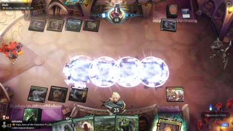 Watch MTG Arena Video Replay - Voja, Jaws of the Conclave by saitama VS Kefka, Court Mage by Diab - Historic Brawl
