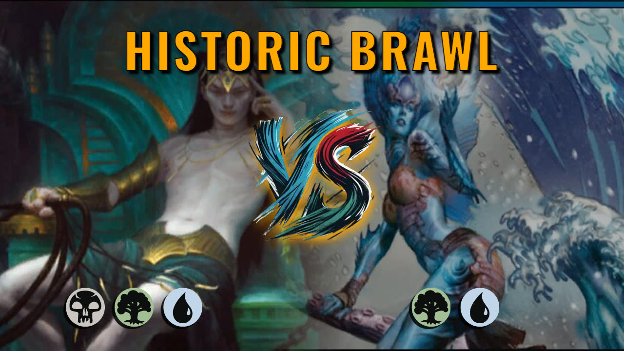 Watch MTG Arena Historic Brawl Video - Tasigur, the Golden Fang by saitama VS Kiora, the Crashing Wave by atxrax - 57a2fc
