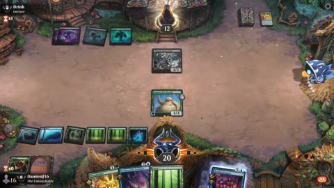 Watch MTG Arena Video Replay - Temur Midrange by DamienF16 VS Golgari Midrange by Drink - Premier Draft