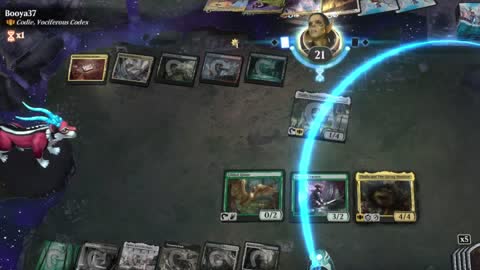 Watch MTG Arena Video Replay - Thalia and The Gitrog Monster by saitama VS Codie, Vociferous Codex by Booya37 - Historic Brawl